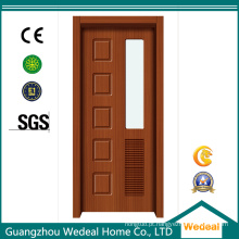 Porta de madeira de PVC com núcleo oco de novo design (WDP2033)